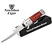 Snake Eye Tactical Assisted Open Folding Drop Point Blade Pocket Knife Self Defense Everyday Carry (Wood)