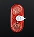 Princeton Tec Swerve Taillight with Two High-Powered LED, Easy to Touch Toggle On/Off Switch, Essential for Biking, Paddling, Backpacking, and Safety Preparedness