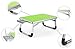 Contempo Views Laptop Bed Desk Table Foldable Tray -Use on The Coach, Floor, Bed – Reading, Writing, Drawing, Computing, Eating (Blue and Green)thumb 2