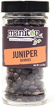 Whole Juniper Berries, 1 Oz Glass Jar