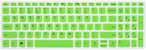 For Lenovo IdeaPad 320 Ultra Thin Silicone Keyboard Protector Cover for Lenovo IdeaPad 320 15.6", IdeaPad 320 17.3", IdeaPad 520 15.6" Laptop US Layout, Green