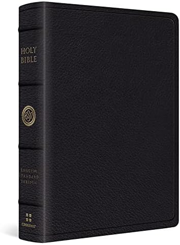 ESV Giant Print Bible, Red Letter (Genuine Leather, Black): Holy