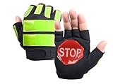 Brite Strike ITG-08L/XL Traffic Safety Gloves, Black, Large/Extra-Large