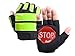 Brite Strike ITG-08S/M Traffic Safety Gloves, Black, Small/Medium