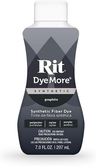 Rit Dye More Synthetic 7oz Graphite for Polyester & Fabric Blends