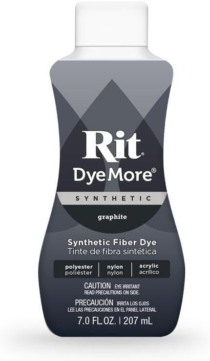 Rit Dye More Synthetic 7oz Graphite for Polyester & Fabric Blends