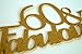All About Details 60 & Fabulous Cake Topper (Gold),1 PC, 60th Birthday, Party Decor, Glitter Topper