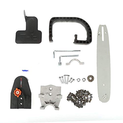 Zerone Chainsaw Bracket,DIY Electric Chain Saw Converter Chainsaw Bracket Tree Felling Saw Changed For Electric Angle Grinder To Chain Saw Woodworking Power Tool