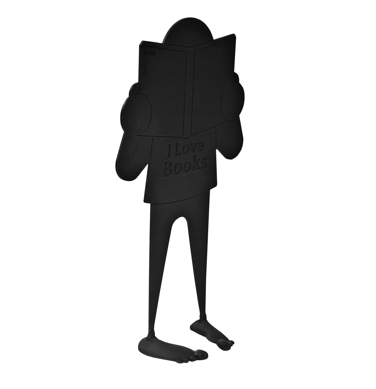 Balvi - Book Crush bookmark with funny character design crushed by the book. It is made of plastic an