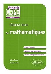 L' épreuve écrite de mathématiques