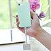 SURPHY Designed for iPhone SE Case, iPhone 8 Case, iPhone 7 Case, Liquid Silicone Phone Case for iPhone se 3rd 2nd SE 2022 SE 2020, Mint Green
