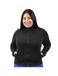 Stretch is Comfort Girl's and Women's Dance Cheer Warm Up Jacket