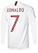 Portugal Cristiano Ronaldo #7 Soccer Jersey and Shorts Kids Youth Sizes Away Football World Cup Premium Gift (YS 6-8 Years, Away Long Sleeves)