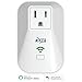 KMC WiFi Smart Plug Mini Outlet,Timing Switch Energy Monitoring Smart Socket,No Hub Required,Remote Control Light Switch,Compatible with Alexa