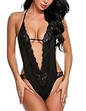 Avidlove Lace One Piece Lingerie Bodysuit Sexy Teddy Chemise For Women