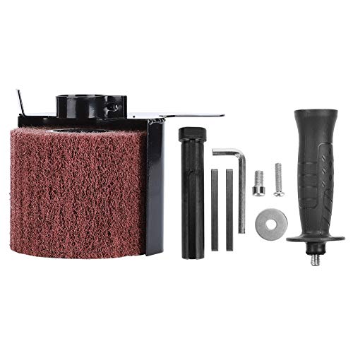 Burnishing Polishing Machine and Attachment for Angle Grinder, Angle Grinder Accessories Polishing Wheel Drawing Machine