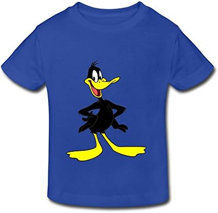 RoyalBlue Ninva Little Boys Girls Short Sleeve Daffy Duck T Shirt For Toddlers Size 3 Toddler