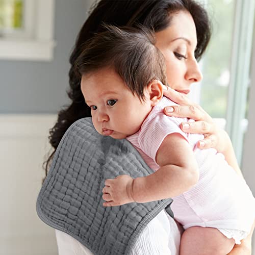 Looxii Muslin Burp Cloths 100 Cotton Muslin Cloths Large 20''x10