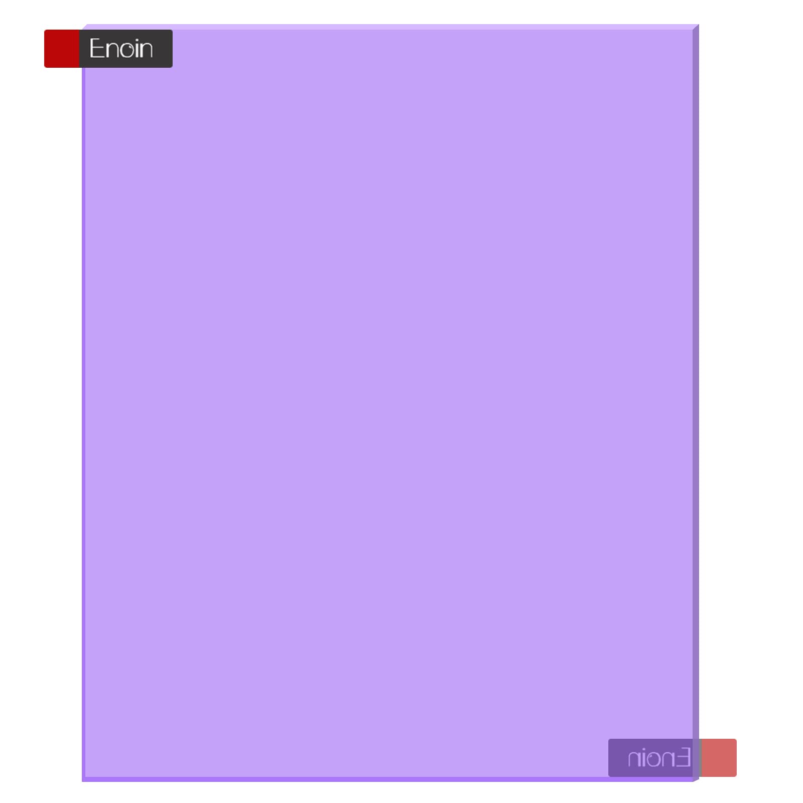 Enoin 1 Pack 12x16 Inches Purple Translucent