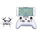 App Controlled Mini Drone 720P HD WiFi Camera, 2.4GHz 4CH 6-Axis Gyro RC Quadcopter, Gravity Sensor, One-Key Return, Headless Mode, 3D Flips, Bonus Batteries