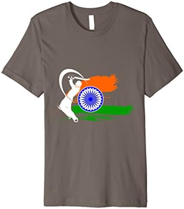 Men's Cricket Tshirt India 3XL Asphalt
