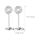 10pcs Swirl Table Number Photo Holder Stands for Weddings Party Gatherings