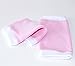 webueat Gel Moisturizing Sock / Sleeve / Gloves for Elbow / Knee / Heel - Multifunctional Skin Repair Whitening, Pink