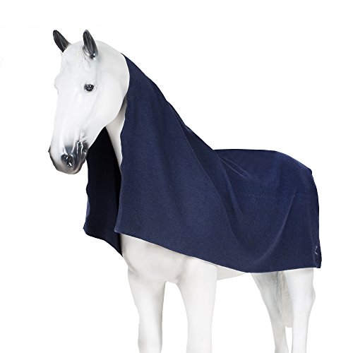 Horze Vail Square Wool Cooler Peacoat Dark Blue One Size