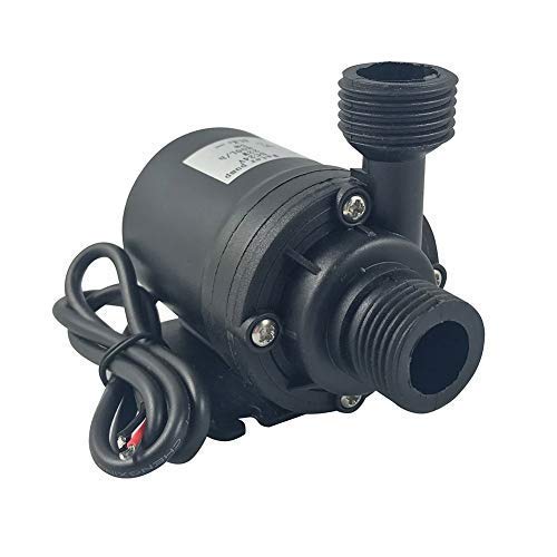 SENSTREE DC 24V Brushless Water Pump 1/2'' Male Thread Centrifugal Submersible Pump 800L/H 210GPH 4M/13ft for Fountain Solar Panel Pond Aquarium Water Circulation System
