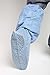 MediChoice Shoe Covers, Disposable, Anti-Skid Treads, Boot, Full Coverage, Impervious, Knee High, Spunbond Meltblown, XL, Blue (Box of 50)