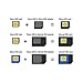 New Nano and Micro Sim Adapter with Eject Pin Needle - 10 Pack