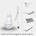 COOLEAD-5V 5W Camping USB Light Bulb Home Emergency Led Bulb (White)