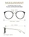 TIJN Women Retro TR90 Metal Round Glasses Frame Optical Rx-able Eyeglasses-Maaike