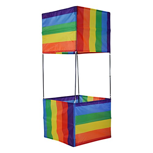 In the Breeze Rainbow Stripe Box Kite