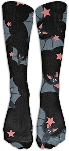 Black Moon Bats Womens Compression Stockings Fashion Long Socks Unisex Sports Socks