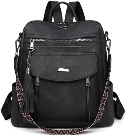 Amazon.com: Roulens Women Backpack Purse Fashion Leather  display picture 1