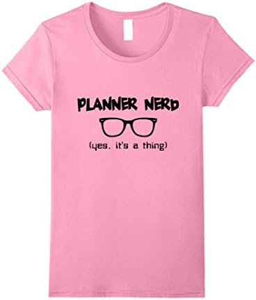 Womens Planner Stickers Community Tshirt - Planner Nerd Shirt XL Pink