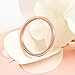 THREE KEYS JEWELRY 1mm 2mm 4mm 6mm 8mm Tungsten Wedding Ring for Women Mens Plated Rose Gold Polished Band