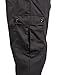 KNG Black Baggy Cargo Chef Pants for Men and Women – Drawstring Waist S