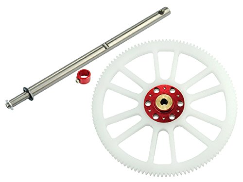 Microheli Delrin Main Gear w/ Auto-Rotation Hub set (RED) - BLADE 200 SRX / 200 S