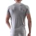 David Archy Men's 3 Pack Micro Modal Slim Fit V-neck T-shirt(S,Gray)
