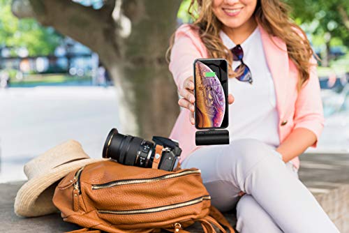 iWALK Portable Battery Charger with Built in Cable, 3300mAh Ultra Compact Mini Power Bank Compatible with iPhone Xs XR X 8 Plus 7 6 Pus,Black (No Lighting Cables) - Thumbnail 7