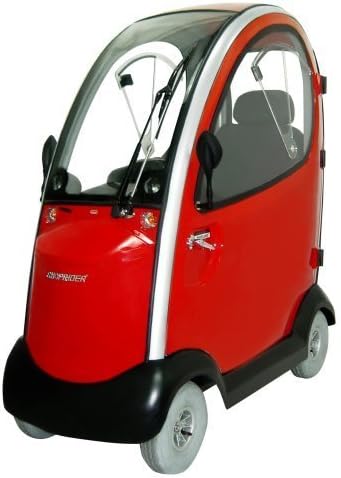 Shoprider Flagship Enclosed Scooter, Red by Shoprider