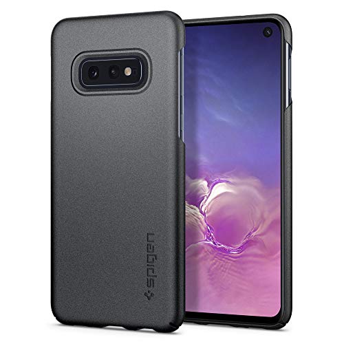 Spigen Funda para GalaxyS10E Thin Fit con Plástico Fino con 0,7 mm de Grosor - Graphite Gray - Imagen 8