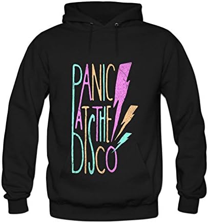 Women's Sweatshirt panic at the disco Hoodies L Black