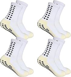 YUFREE SUN Men's Soccer Socks - Non Skid Anti Slip