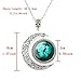 Moon pendant Circling Sharks necklace whale jewelry Shark pendant Best friend Necklace Bracelet Earrings jewelry Set gift for BFF