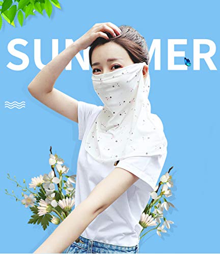 image for MOCHOEL Summer Neck Gaiter,Face Shields Scarf Sun Dust Protection Face