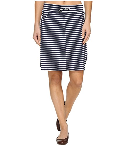 Toad&Co Women's Tica Skirt Deep Navy Balanced Stripe Skirt