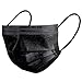 FWPP 4 Layer Thicker Earloop Disposable Face Masks 50 pcs Dream Black